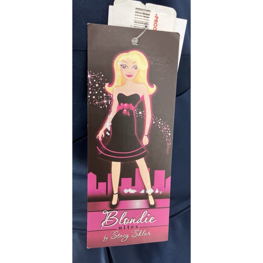 Blondie Nites Black Beaded Halter Sleeveless Maxi Dress Juniors Size 11 - Picture 15 of 16